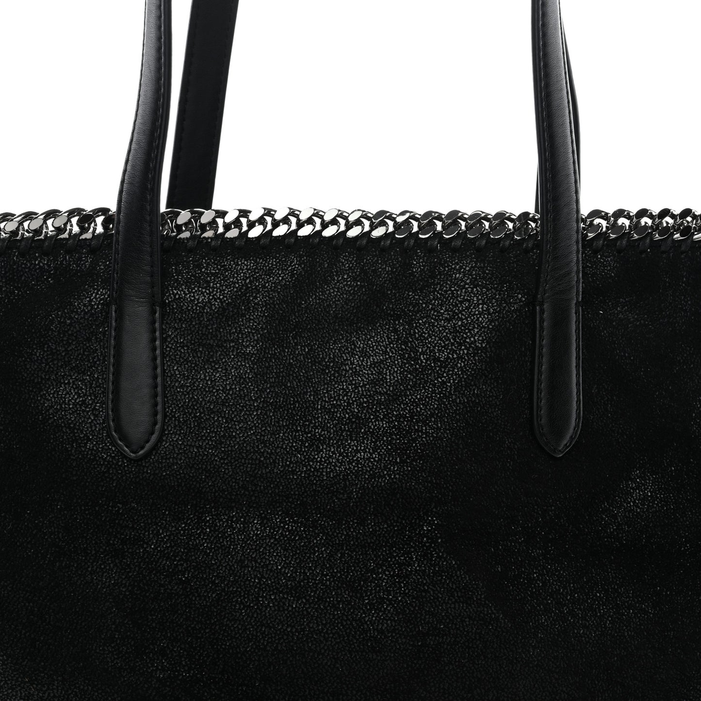 Shaggy Deer Falabella East West Shopper Tote Black