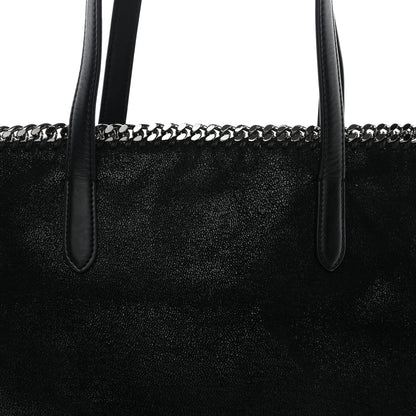 Stella McCartney Shaggy Deer Falabella East West Shopper Tote Black 8 of 10