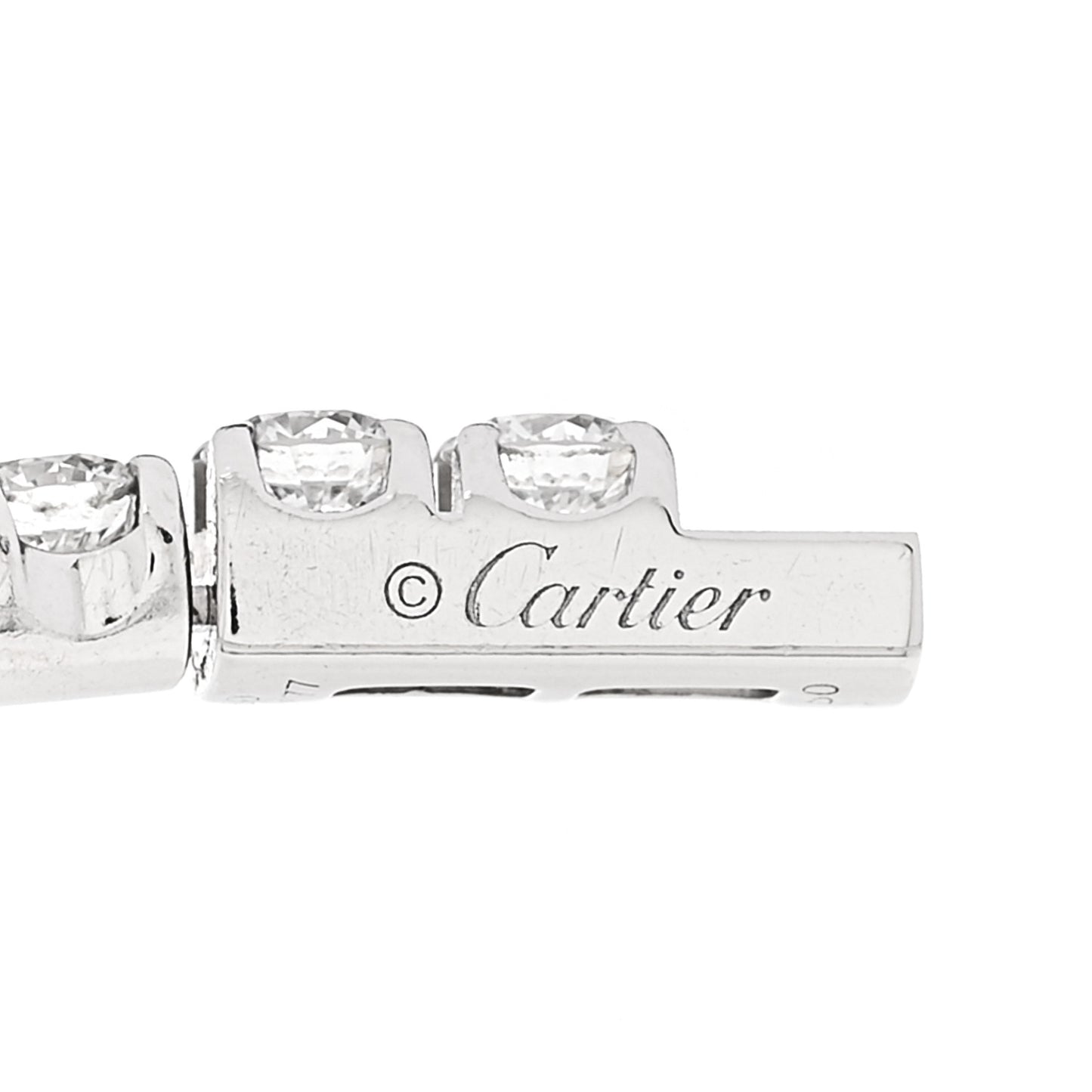 18K White Gold Diamond 6.60ctw Lignes Essentielles Bracelet
