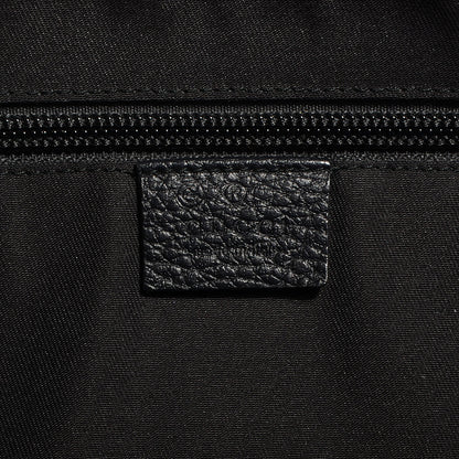 Gucci Denim Monogram Flat Messenger Bag Black 6 of 8