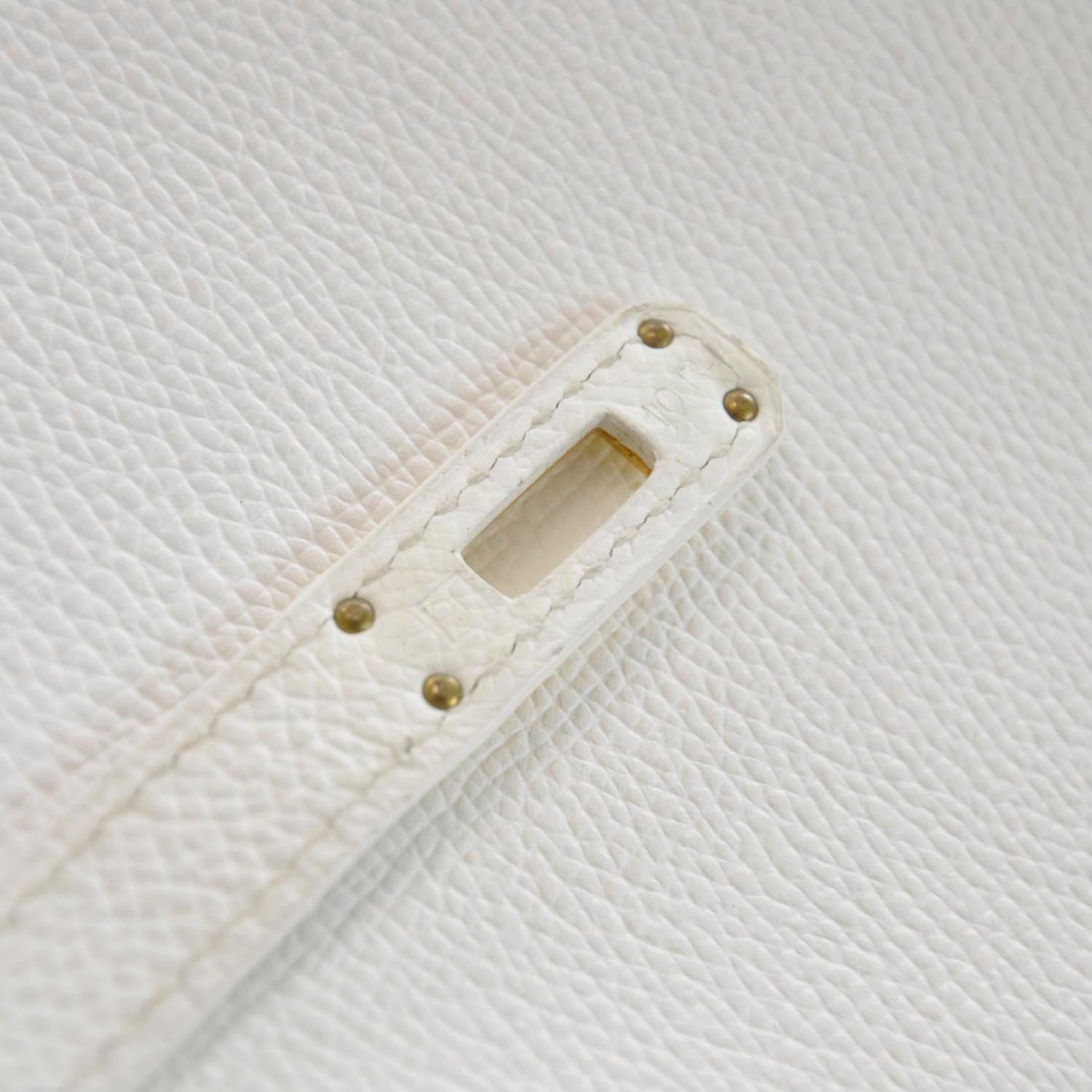 Hermes Epsom Birkin 25 Blanc 10 of 10