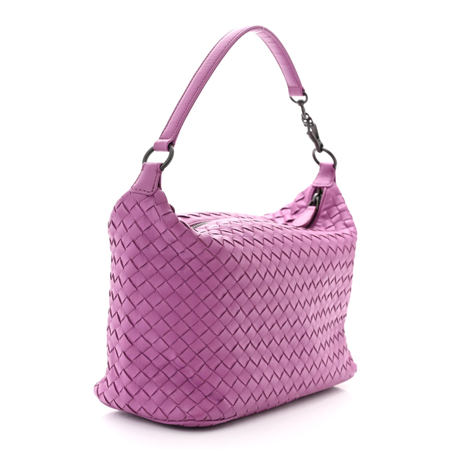 Bottega Veneta Nappa Intrecciato Small Shoulder Bag Ametiste 3 of 10