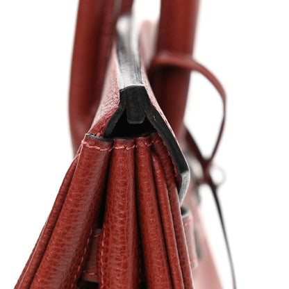 Hermes Buffle Skipper Birkin 35 Rouge H 11 of 13
