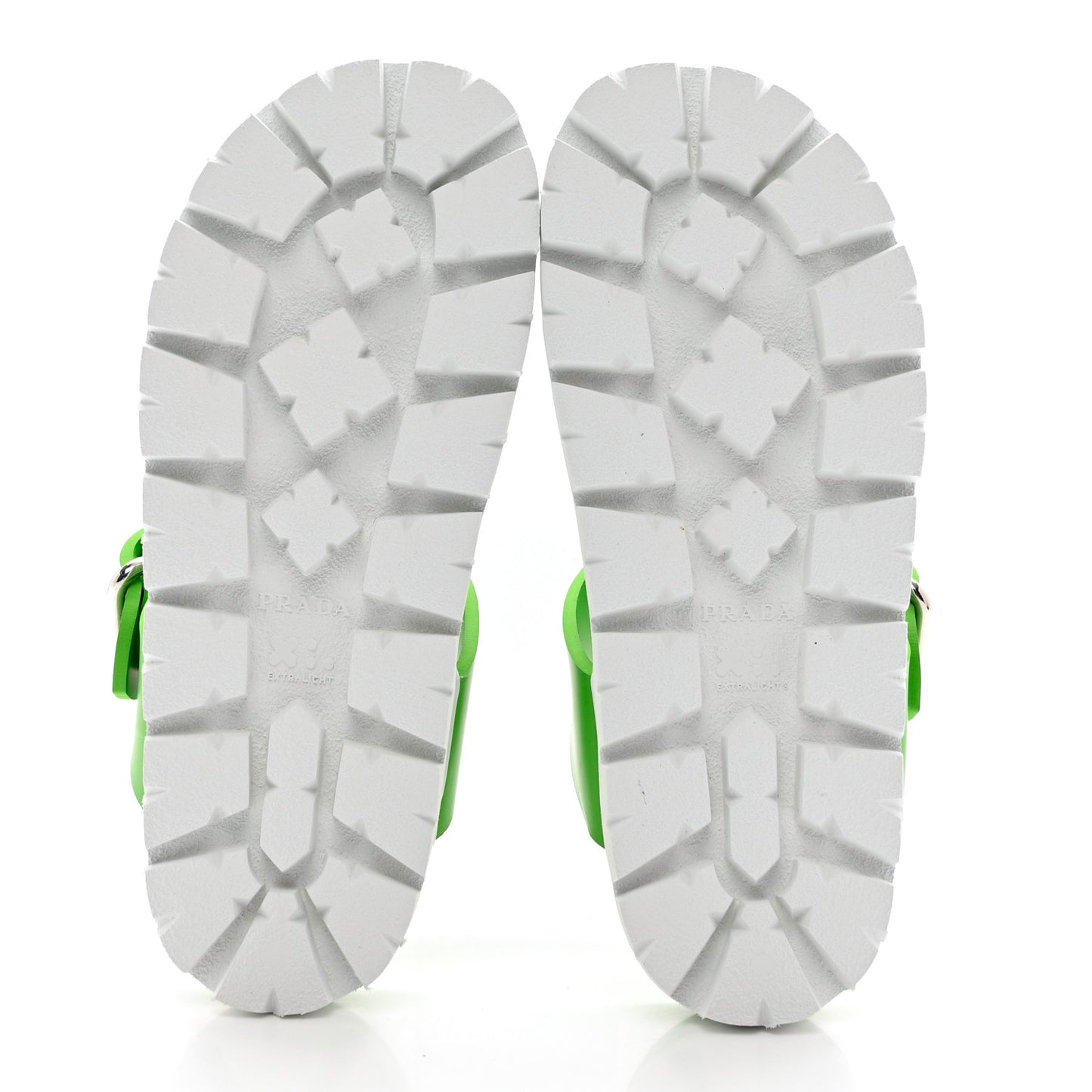 EVA Rubber Buckled Lug Sole 20mm Thong Sandals 37 Mela