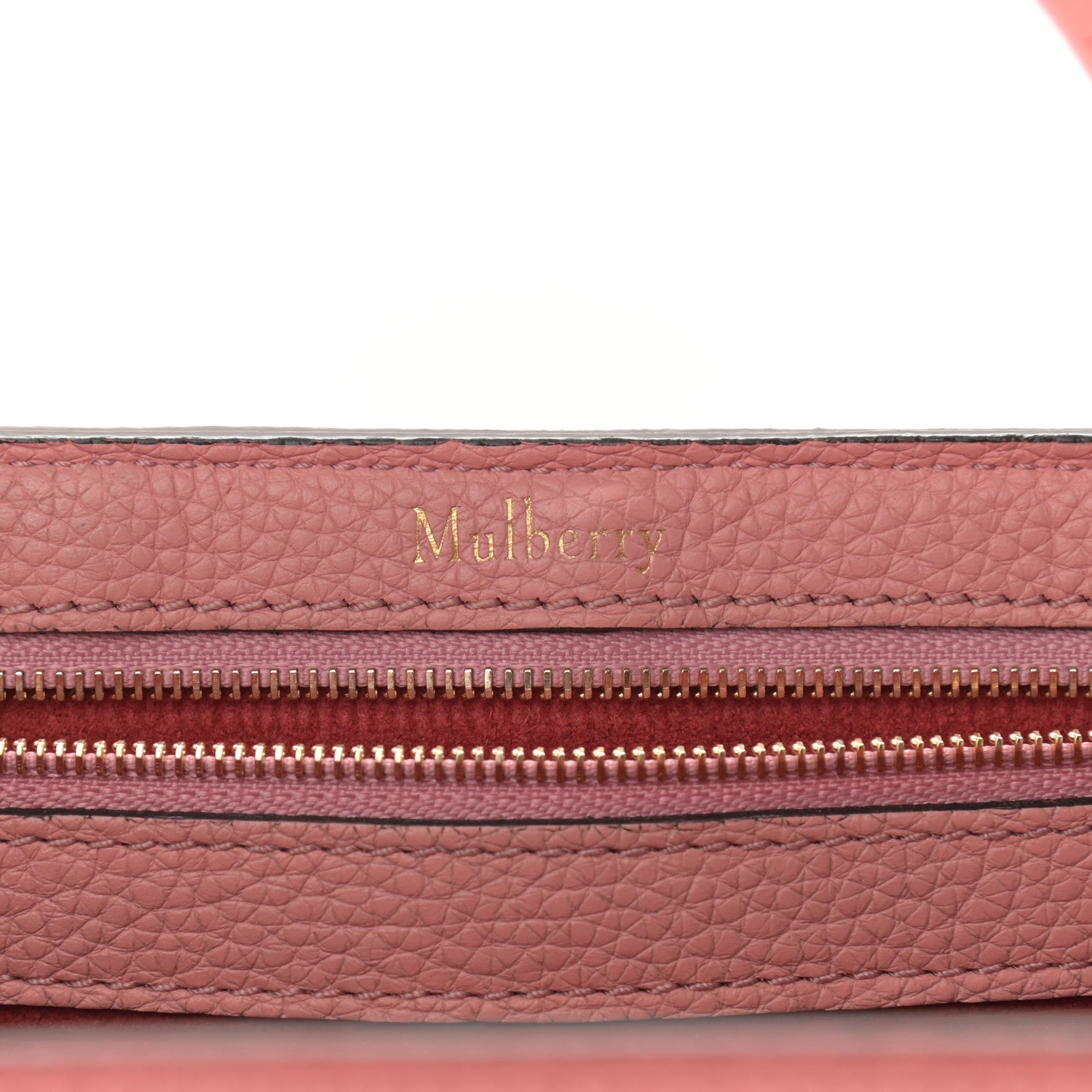 Mulberry Classic Grain Small New Bayswater Macaroon Pink 6 of 12