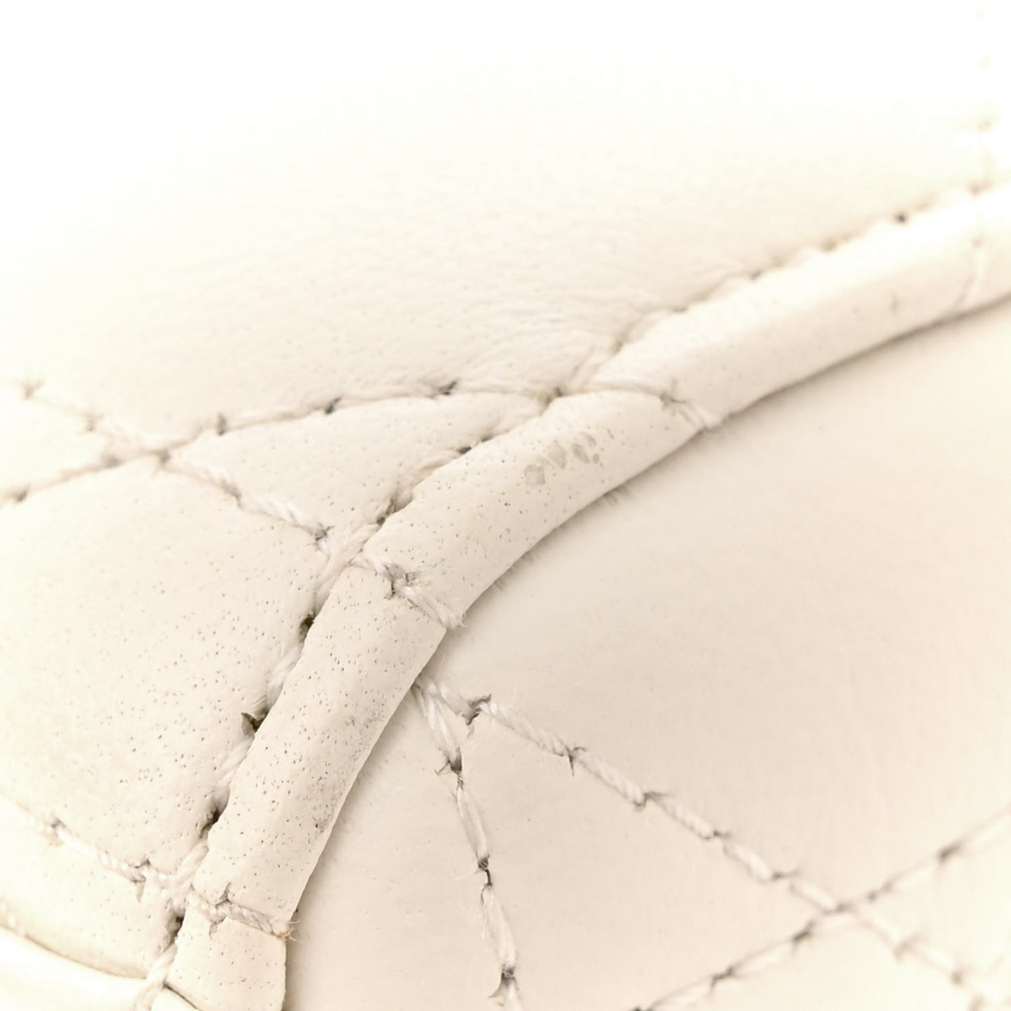 Lambskin Cannage Small My ABCDior Lady Dior White