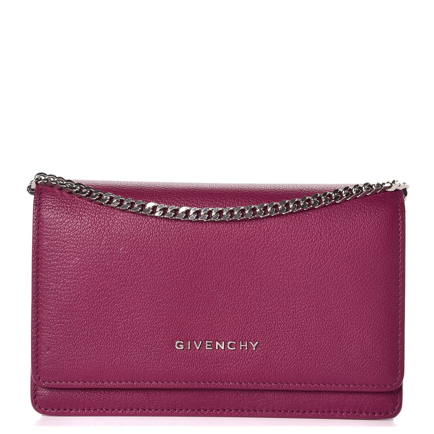 Givenchy Sugar Goatskin Pandora Chain Wallet Orchid Purple 1 of 9