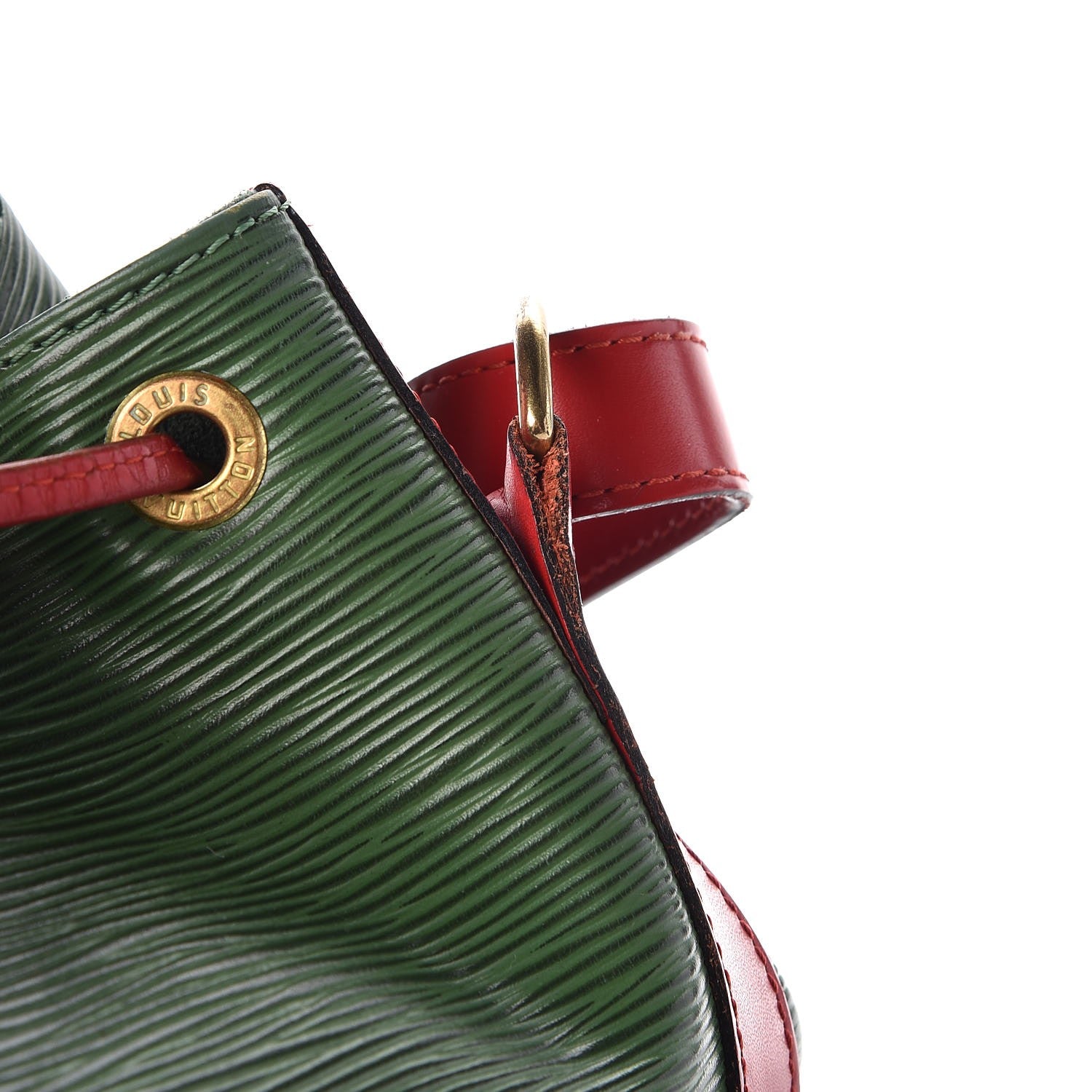 Louis Vuitton Epi Petit Bi-Color Noe Borneo Castillan Red 8 of 10