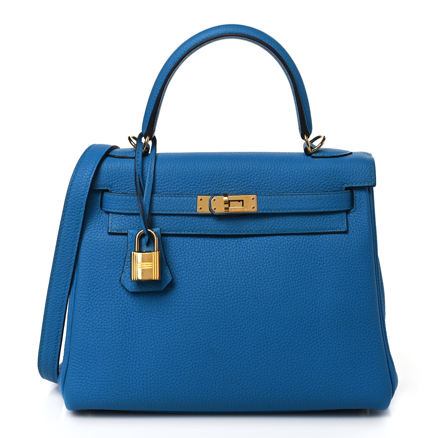Hermes Togo Kelly Retourne 25 Bleu Zanzibar 1 of 9