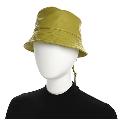 Loewe Lambskin Bucket Hat 57 Lime Yellow 2 of 8
