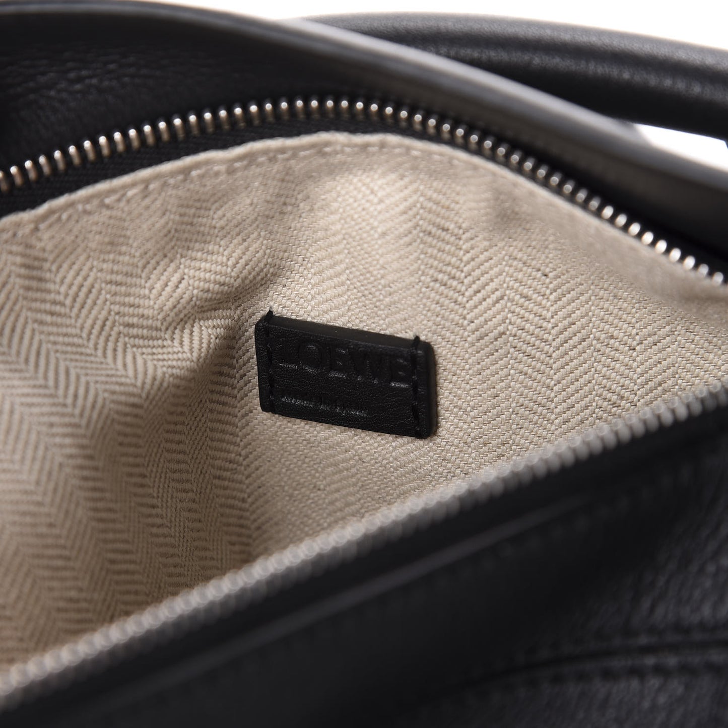 Calfskin Mini Puzzle Bag Black
