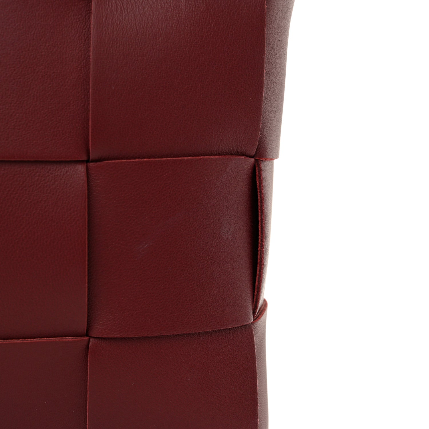 Bottega Veneta Lambskin Maxi Intrecciato North South Cassette Tote Barolo 11 of 11
