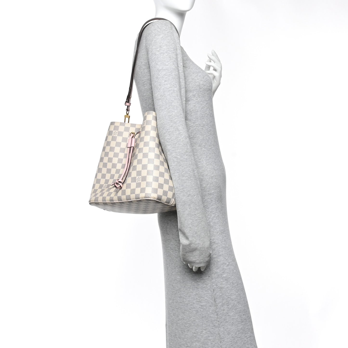 Damier Azur Neonoe MM Eau De Rose