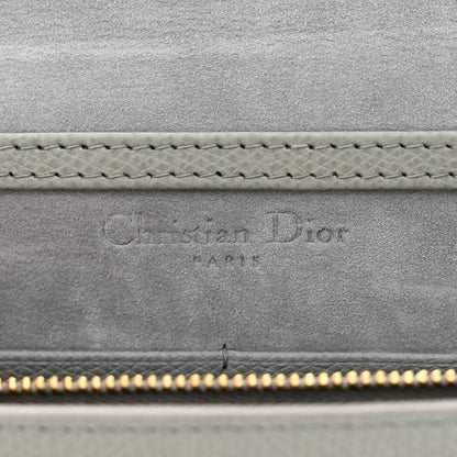 Christian Dior Grained Calfskin 30 Montaigne 2 in 1 Pouch Grey 6 of 10