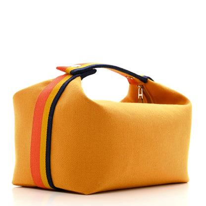 Hermes Canvas Large Bride-A-Brac Rocabar Pouch Ocre 3 of 6