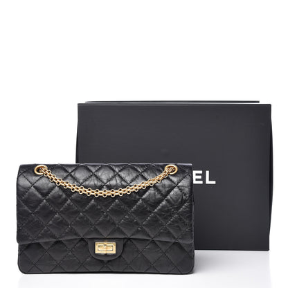 Chanel Aged Calfskin Quilted 2.55 Reissue 226 Flap Black 10 of 10