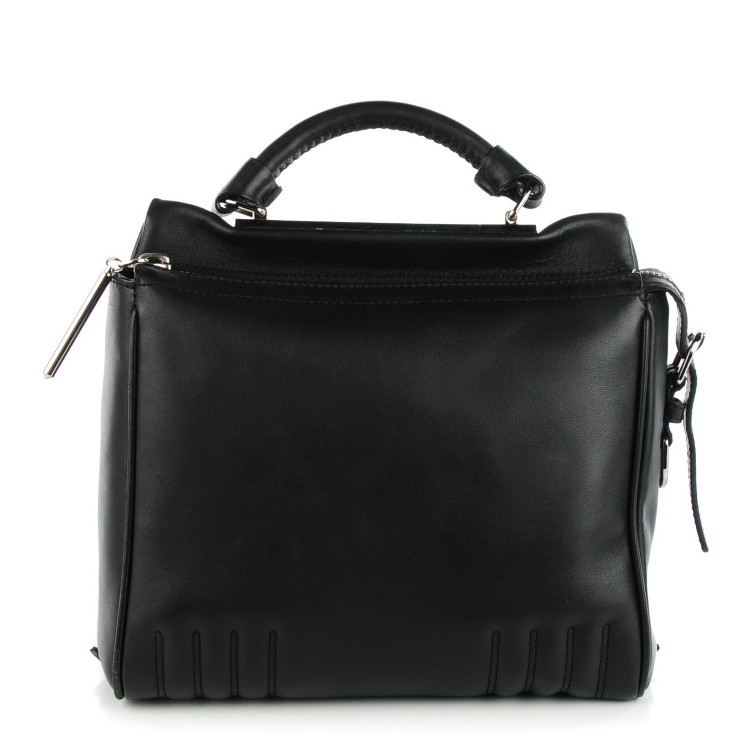 3.1 Phillip Lim 3.1 Calfskin Small Ryder Satchel Black 1 of 7