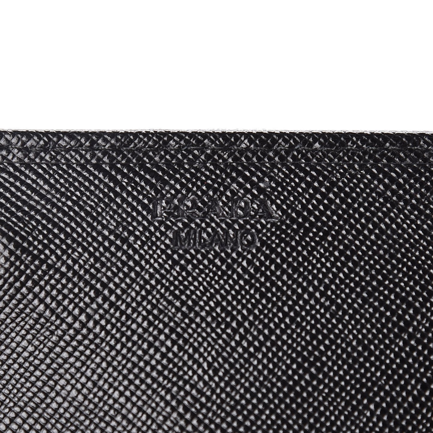 Saffiano Floral Print Continental Flap Wallet Black