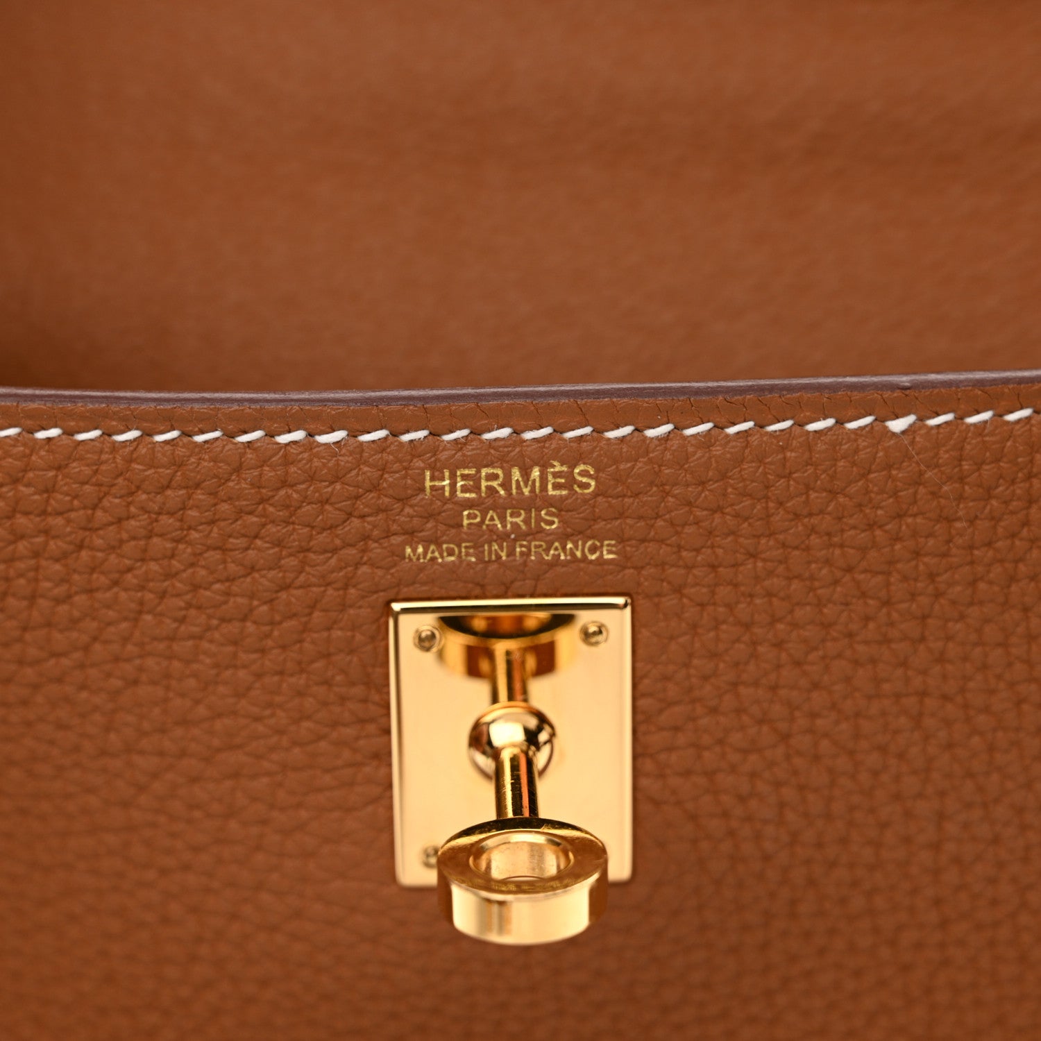 Hermes Togo Kelly Retourne 25 Gold 6 of 12