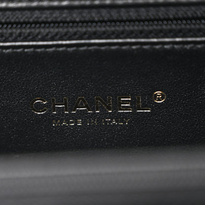 Chanel Caviar Quilted Medium CC Filigree Vanity Case Black 7 of 11