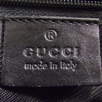 Gucci Canvas Monogram Shoulder Bag Black 7 of 10