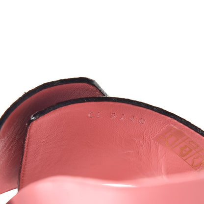 Louis Vuitton Patent Monogram Bom Dia Flat Mule 38 Rose White 11 of 11