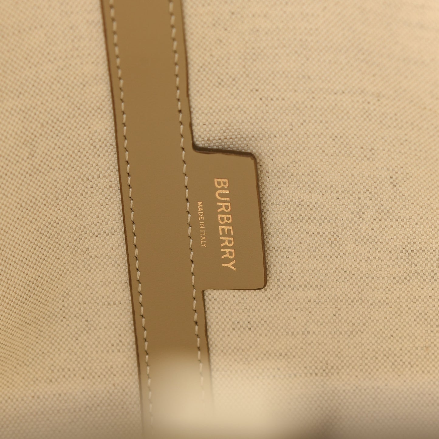 Cotton Canvas Mini Logo Horseferry Tote Bag Off White