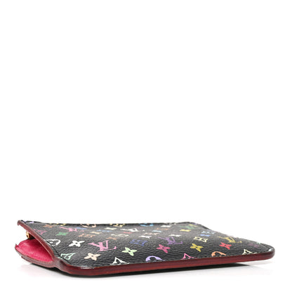 Louis Vuitton Monogram Multicolor Key Pouch Black Grenade 4 of 6