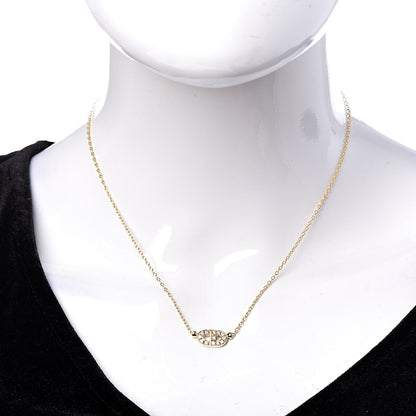 Christian Dior 18K Yellow Gold Diamond Pendant Necklace 2 of 6