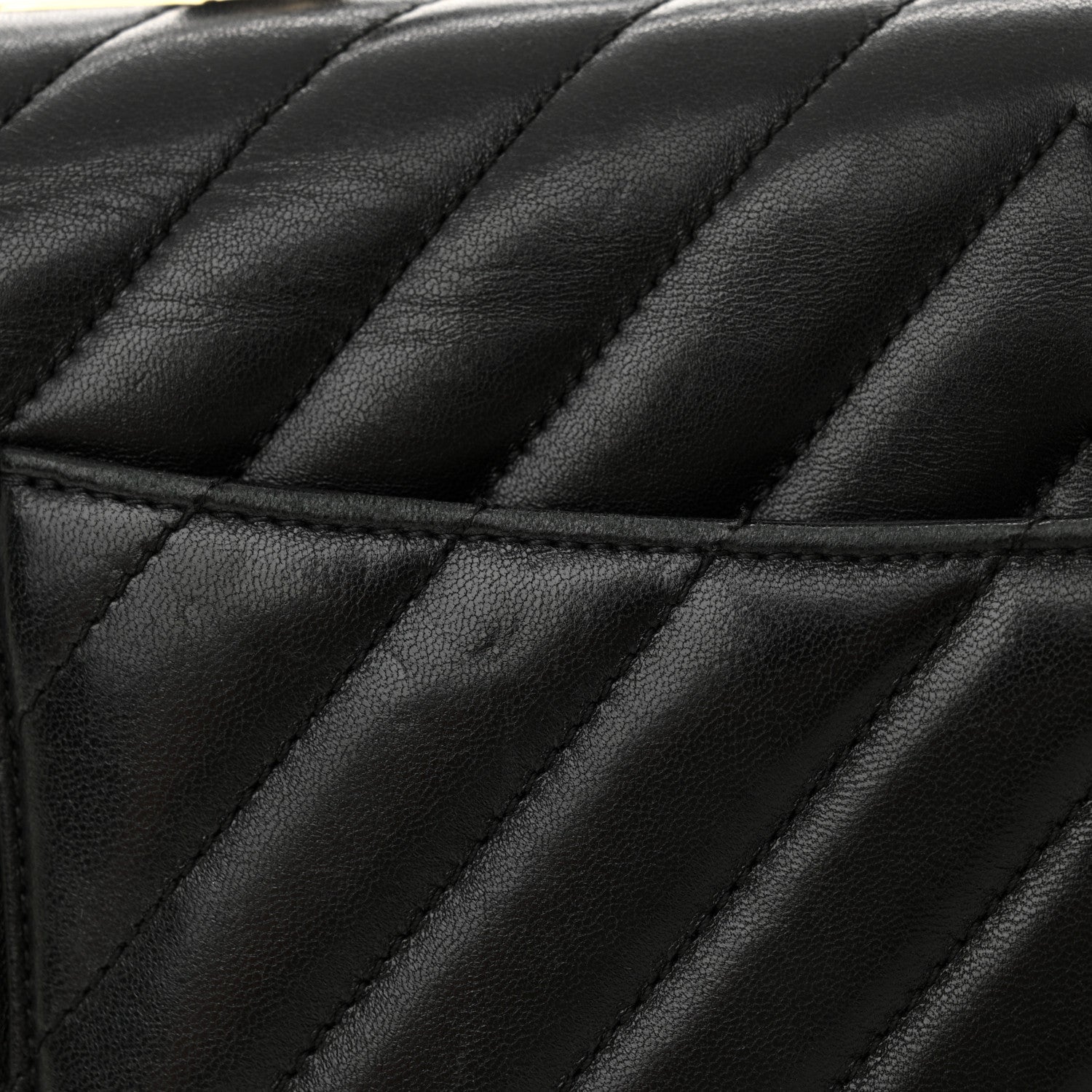 Chanel Lambskin Chevron Quilted Medium Trendy CC Dual Handle Flap Bag Black 18 of 18