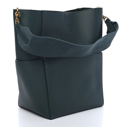 Celine Soft Grained Calfskin Sangle Bucket Bag Amazone 2 of 9