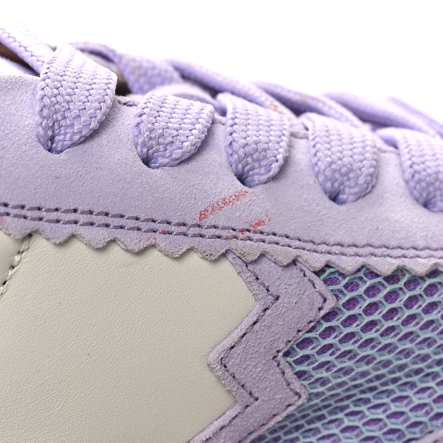Christian Louboutin Suede Mesh Calfskin Neoprene Loubishark Sneakers 40 Lilac Smoke 12 of 13