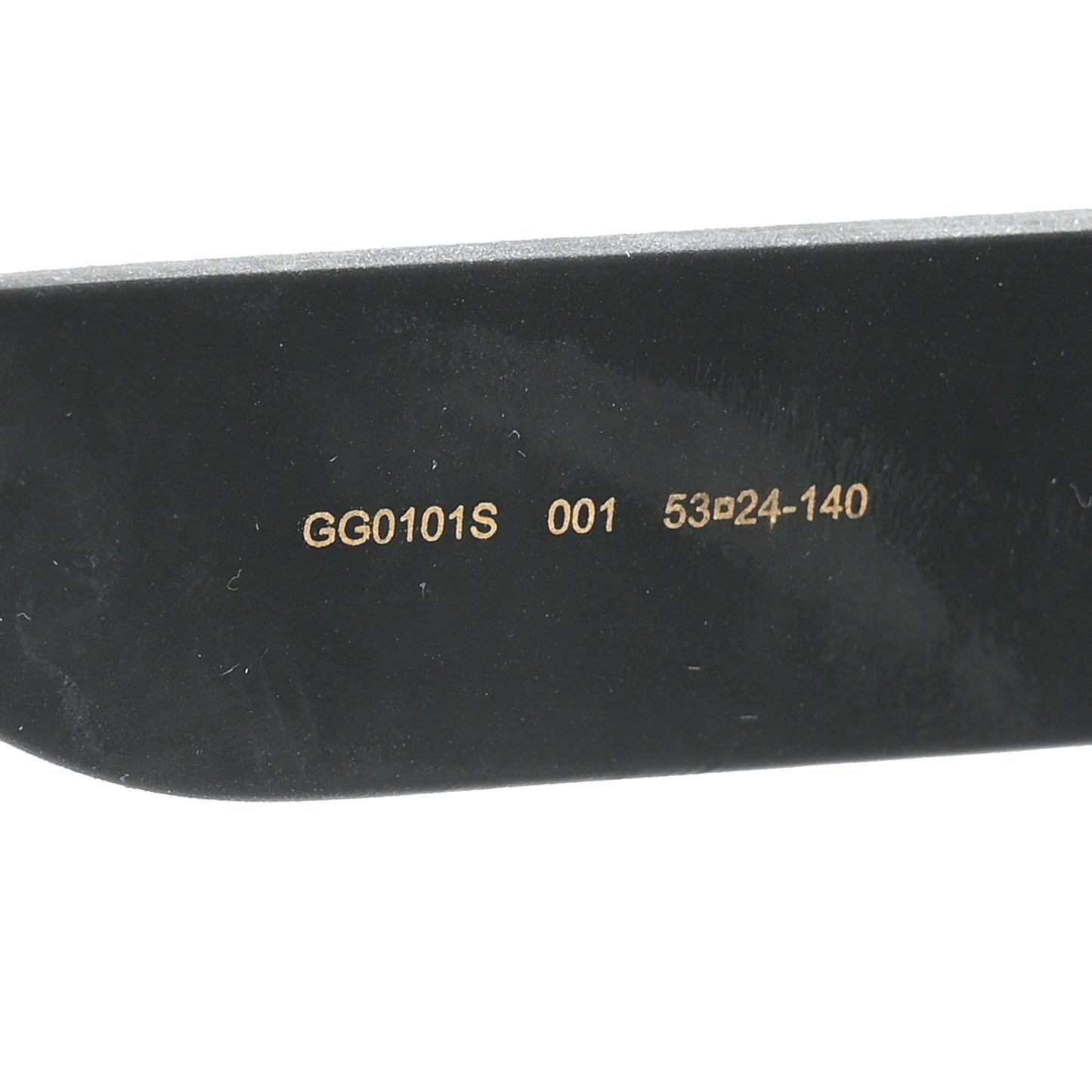 Acetate Round GG0101S Glitter Sunglasses Black