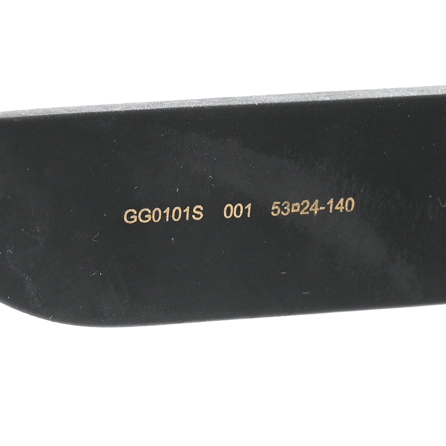 Gucci Acetate Round GG0101S Glitter Sunglasses Black 6 of 7