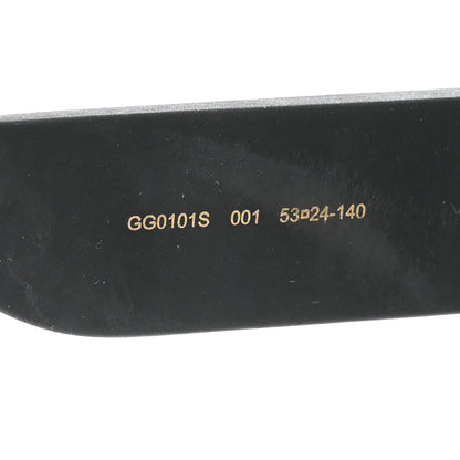 Gucci Acetate Round GG0101S Glitter Sunglasses Black 6 of 7