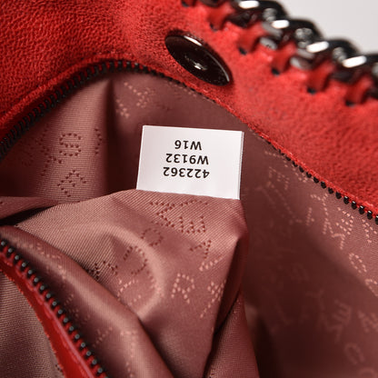 Stella McCartney Shaggy Deer Falabella East West Shopper Tote Cherry 7 of 9