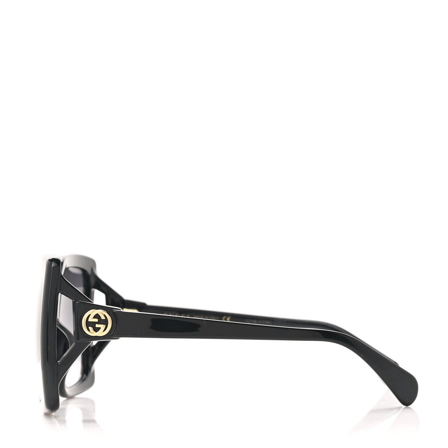Acetate Square Frame Sunglasses GG0876S Black