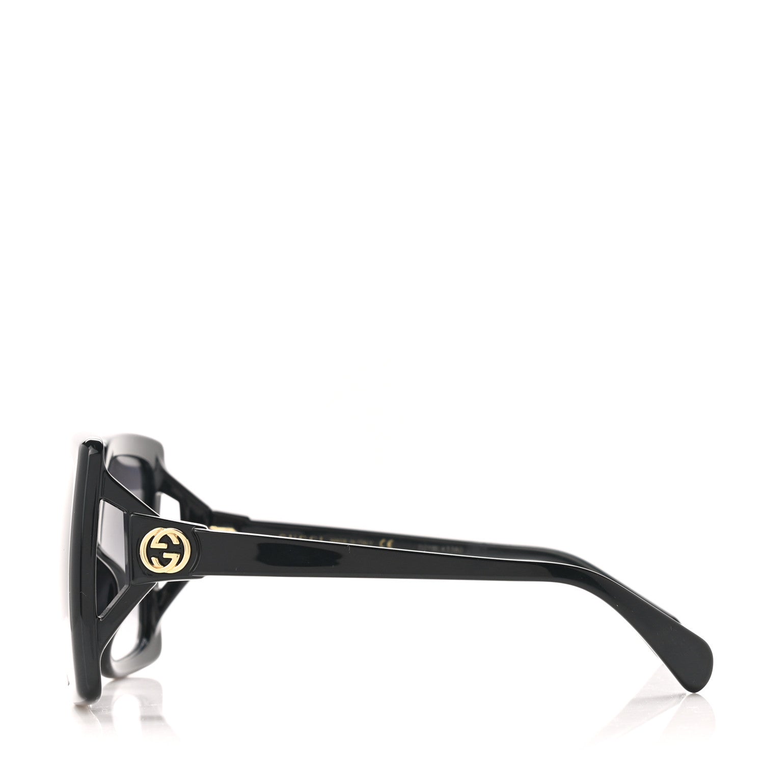 Gucci Acetate Square Frame Sunglasses GG0876S Black 2 of 5