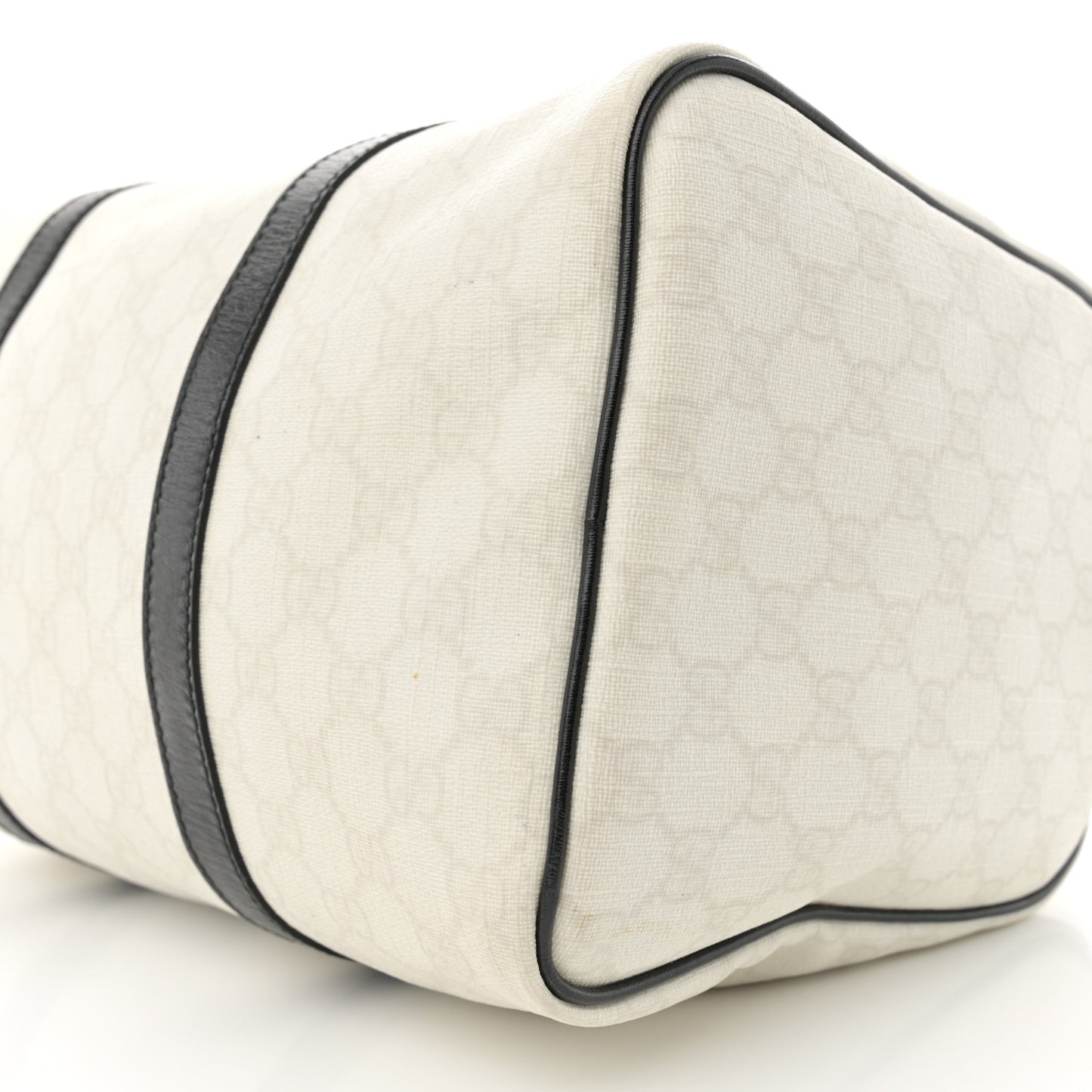 GG Plus Monogram Medium Joy Boston White Black