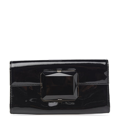Gucci Patent Padlock Clutch Black 1 of 6