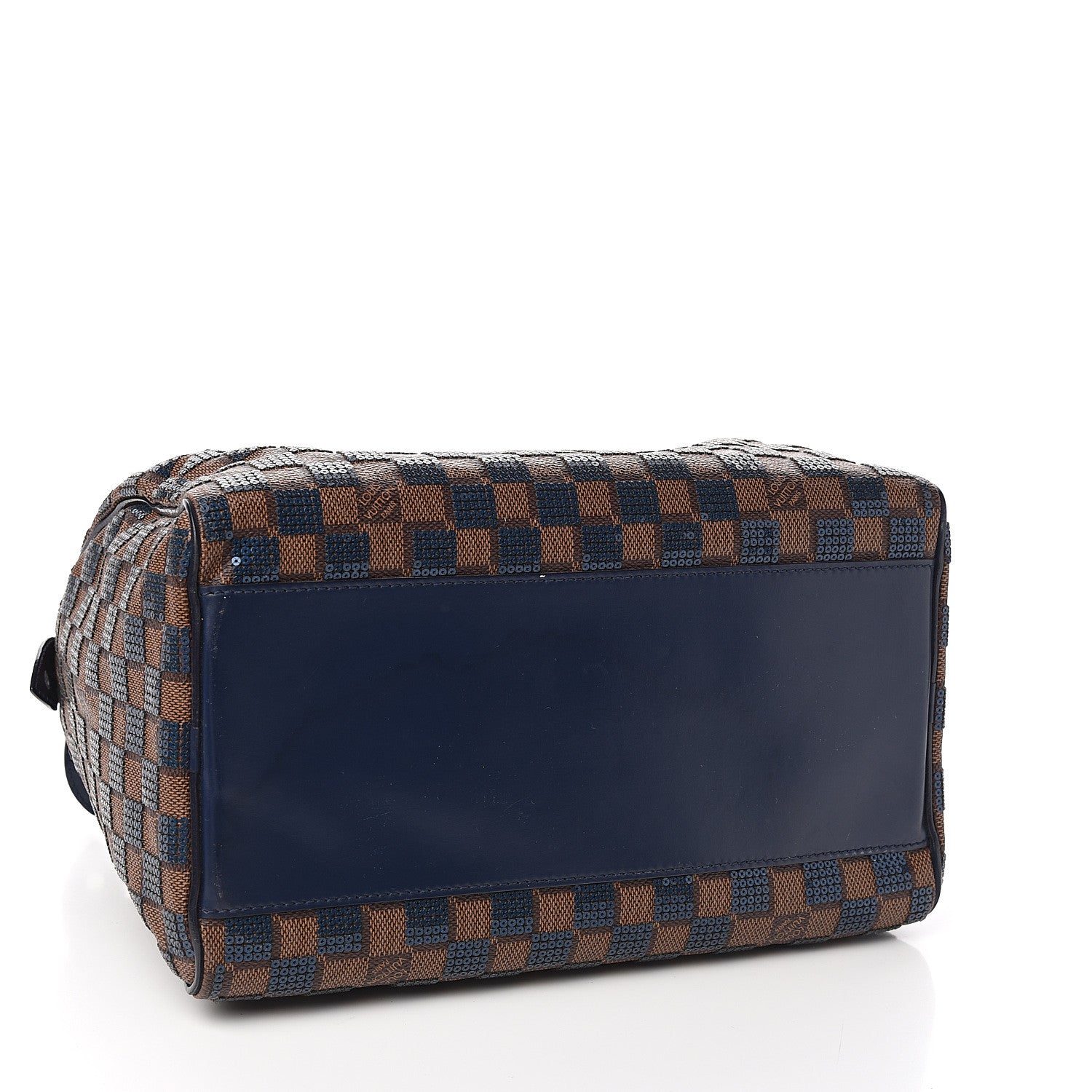 Louis Vuitton Damier Paillettes Speedy 30 Blue 3 of 12
