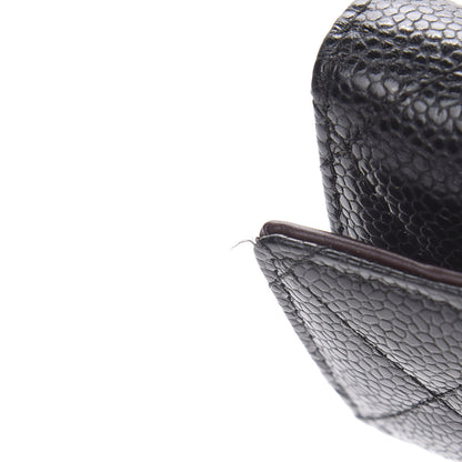 Chanel Caviar Quilted 6 Key Holder Black 12 of 12