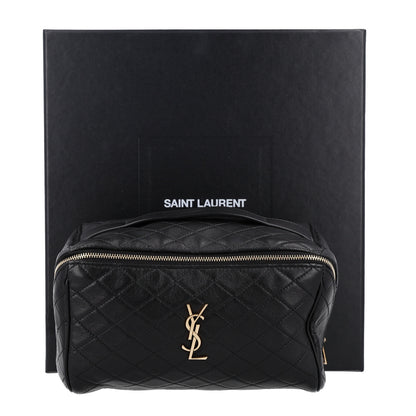 Saint Laurent Lambskin Quilted Gaby Vanity Case Black 11 of 11