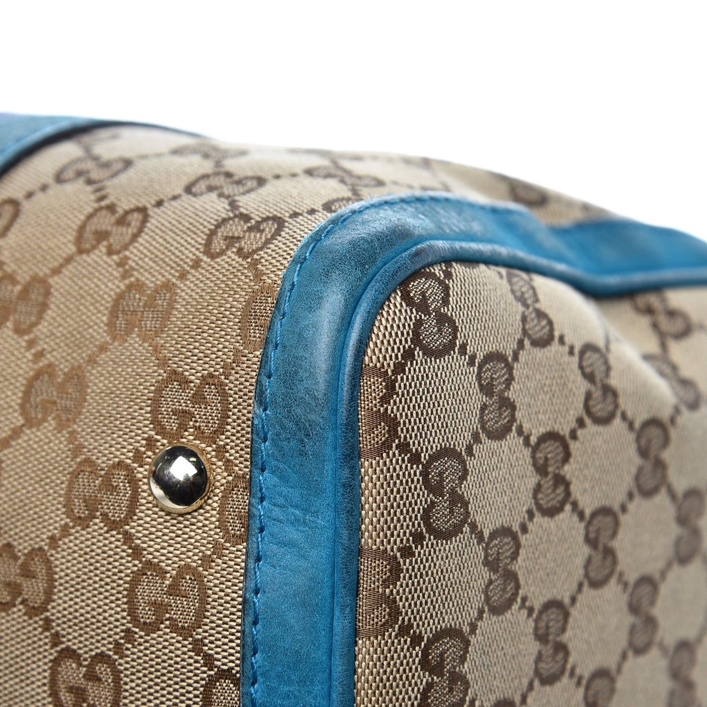 Monogram Vintage Web Medium Boston Teal