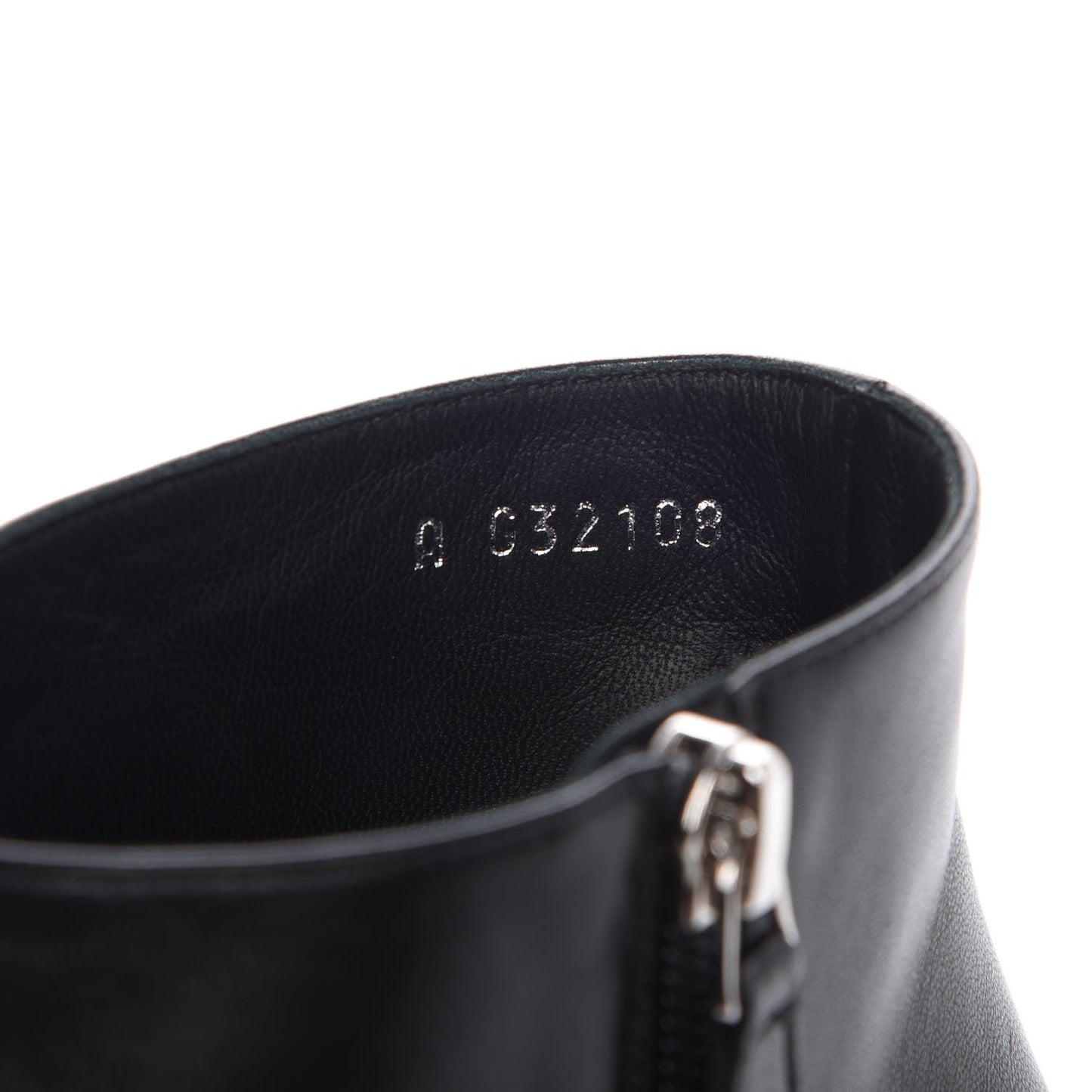 Lambskin Satin Cap Toe Ankle Boots 39 Black