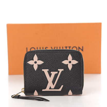 Louis Vuitton Empreinte Monogram Giant Zippy Coin Purse Black Beige 11 of 11