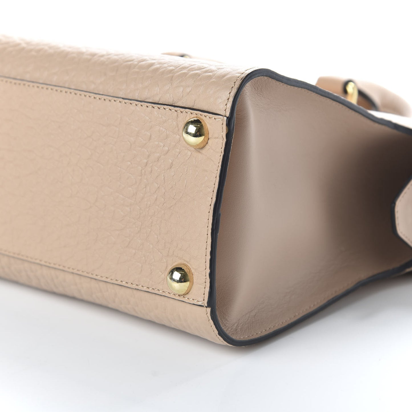 Signature Grain Medium Clifton Bag Pale Apricot