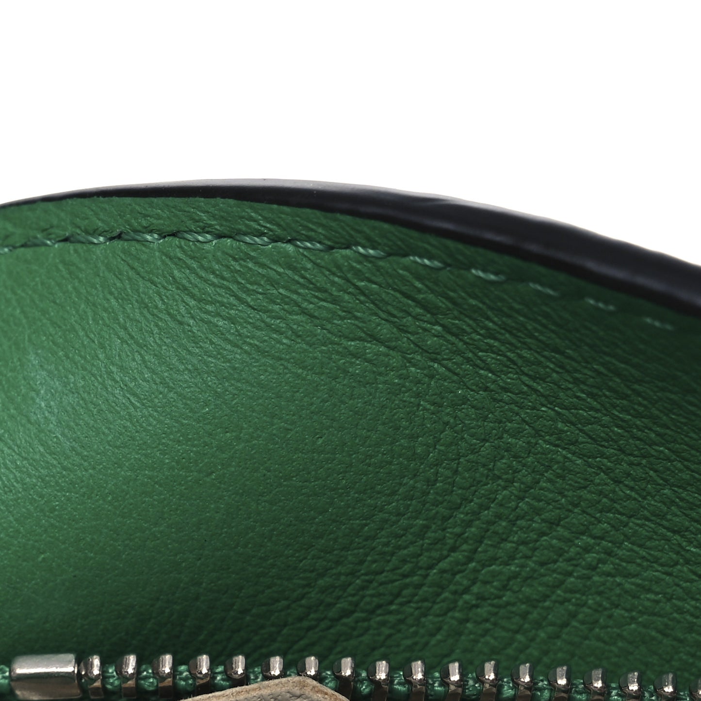 Calfskin Mini Puzzle Bag Jungle Green