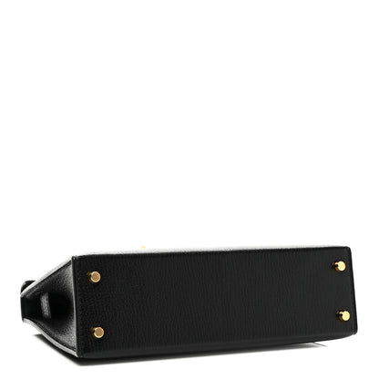 Hermes Chevre Chamkila Mini Kelly Sellier 20 Black 4 of 11