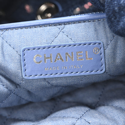 Chanel Denim Sequin Chanel 22 Blue 11 of 21